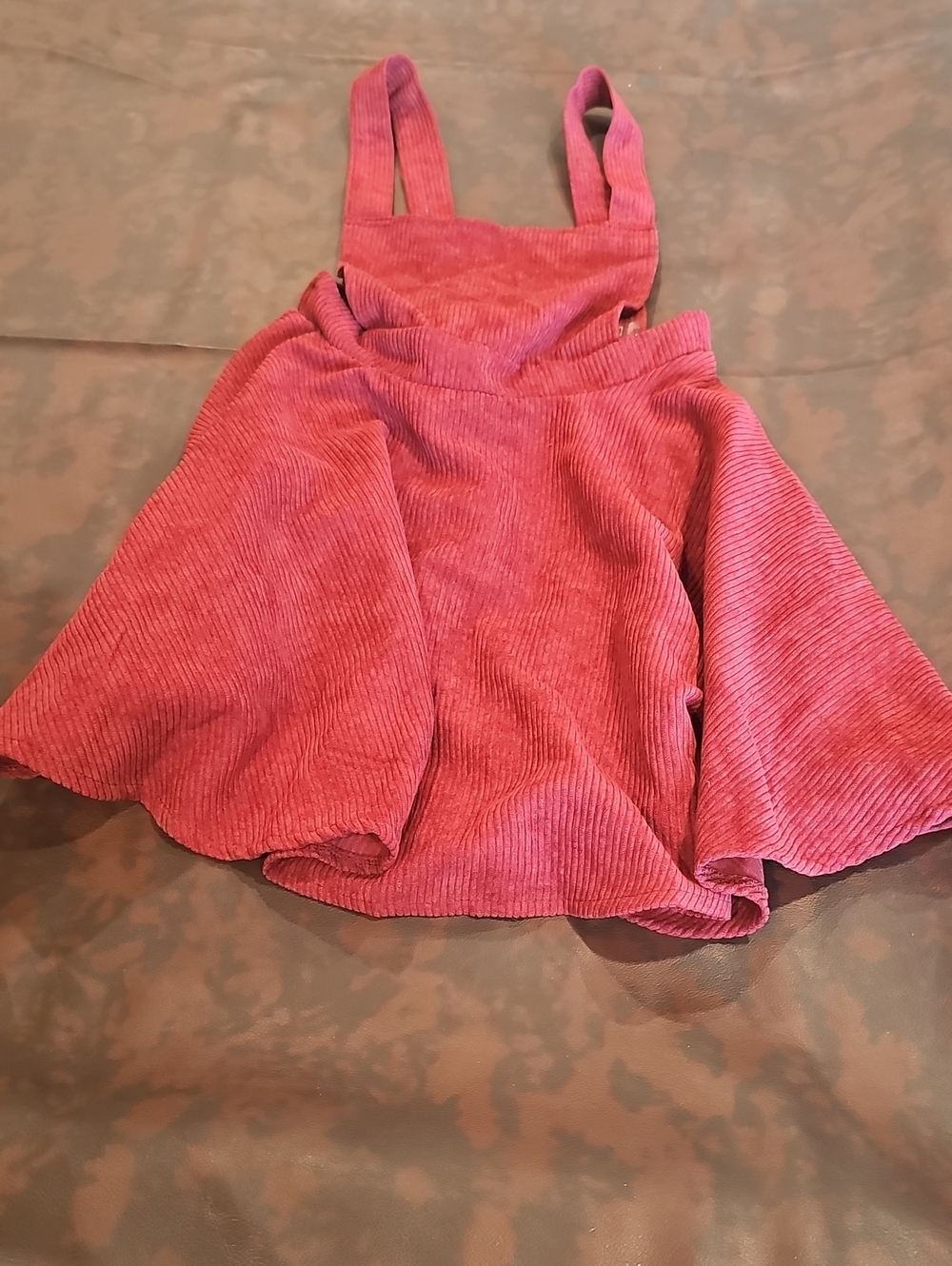 G Maroon SweatyRocks Courderoy overall skirt Size 8y